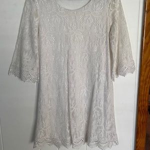Lace mini dress